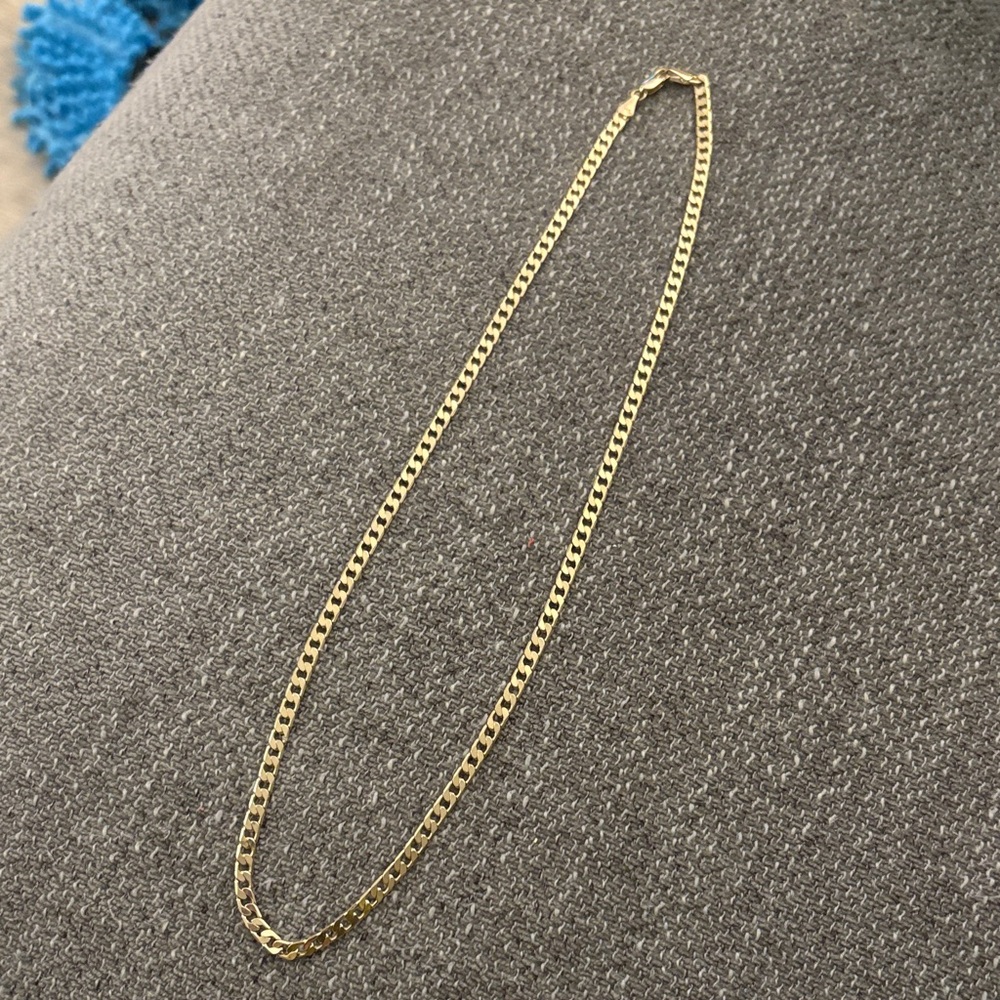 Elegant 14K Gold Plated Chain Necklace